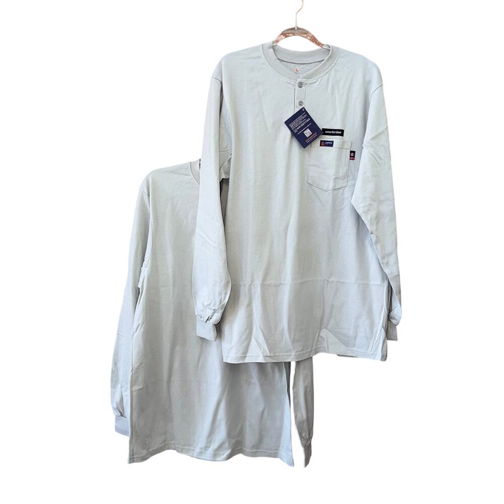 LAPCO FR Long Sleeve Shirts Lot NEW Size Large Tall Fire Resistant Workrise